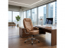 Кресло офисное Softy lux кожам светло-коричневый