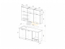 Кухонный гарнитур Асая макси 2 1800 мм (ПМ)