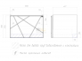 Тумба Geometry 600-0-1 Como навесная бетон