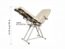 Кресло педикюрное Атлет стандарт бежевый