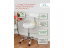 Стул мастера Монро со спинкой на металлическом каркасе черный