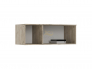 Шкаф 3-х створчатый Норд 1200 с антресолью Кашемир, Крафт серый