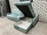 Диван Аккордеон 1600 с оттоманкой (1600) Plush laggon