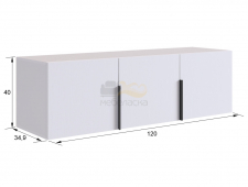 Антресоль трехдверная L1200 Баско