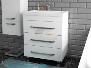 Тумба с раковиной Monaсo 600 напольная 3 ящика