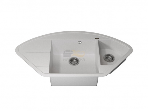 Кухонная мойка Uperwood Quartz UPD-06-01 белая матовая