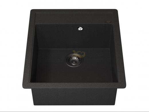 Кухонная мойка Uperwood Quartz UPD-07-04 черная матовая