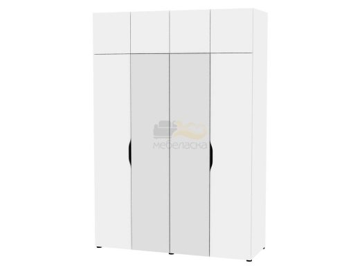 Шкаф с зеркалом Astrid H259М с Антресолью HA4